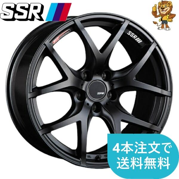 ホイールのみ1本 SSR GTV03 (FBK) 17インチ 7.0J PCD：100/5H インセ...