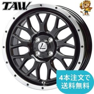 ホイール4本セット TAW J-TECH S6 (BZ) 13インチ 4.00B PCD:100/4H