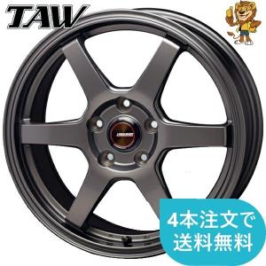 ホイール4本セット TAW J-TECH S6 (BZ) 14インチ 5.5J PCD:100/4H イン
