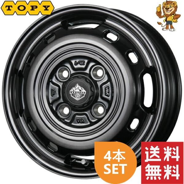ホイール4本セット TOPY LANDFOOT XFG (ランドフット エックスエフジー) 12イン...
