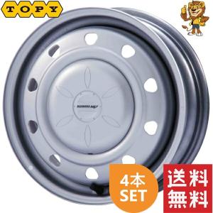 ホイール4本セット TOPY 単穴スチールホイール 12インチ 3.50B PCD