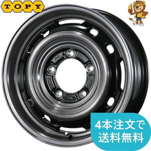 ホイール1本 TOPY LANDFOOT XFG (ランドフット エックスエフジー) 16インチ 6...
