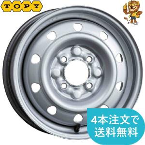 ホイール1本 TOPY 単穴スチールホイール 13インチ 4.00B PCD：100 穴数