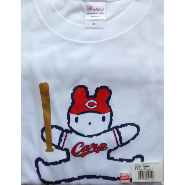 優良配送 広島東洋カープ×そごう おかいものクマ 2017 リーグ優勝記念 コラボTシャツ 大人用 ...