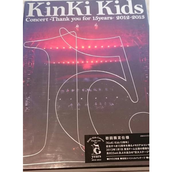 新品 送料無料 DVD KinKi Kids Concert -Thank you for 15ye...