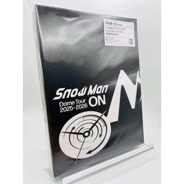 優良配送 Blu-ray Snow Man Dome Tour 2025-2026 ON 初回盤 4...