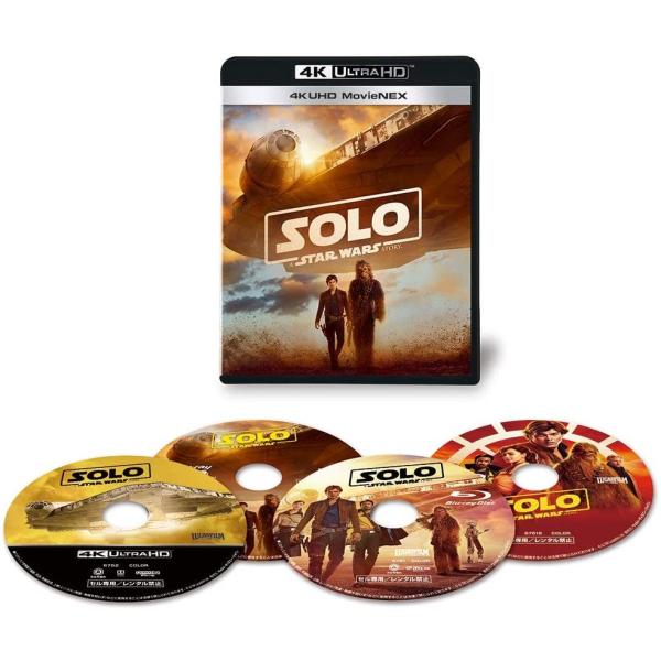 ハン・ソロ スター・ウォーズ・ストーリー 4枚組 4K ULTRA HD+3D+Blu-ray+デジ...