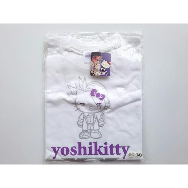 YOSHIKI YOSHIKITTY Tシャツ (白×紫) ヨシキティ ハローキティ X JAPAN...