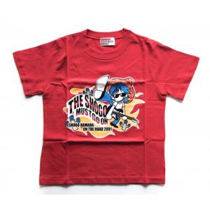 優良配送 (USED品/中古品) 浜田省吾 ON THE ROAD 2001 Tシャツ (KIDSサイズ) M｜red-monkey