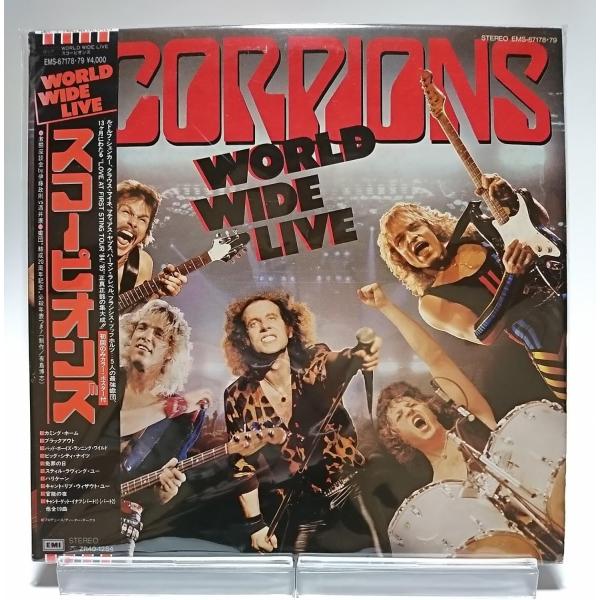 ボーナスストアPlus 10％対象 (USED品/中古品) スコーピオンズ LPレコード ワールド・...