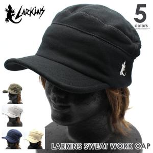 帽子 スウェットワークキャップ ラーキンス ロゴ キャップ キャップメンズ キャップ レディース 大きいサイズ ブランド 夏 USA キャップ ゆうパケット 送料無料