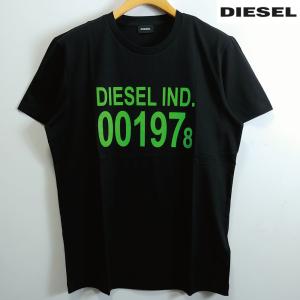 ディーゼル　DIESEL ブランド　Tシャツ　半袖Tシャツ　メンズ　レディース　ユニセックス　ロゴ入り クルーネック　丸首　綿Tシャツ　トップス 　DIEGO-001978