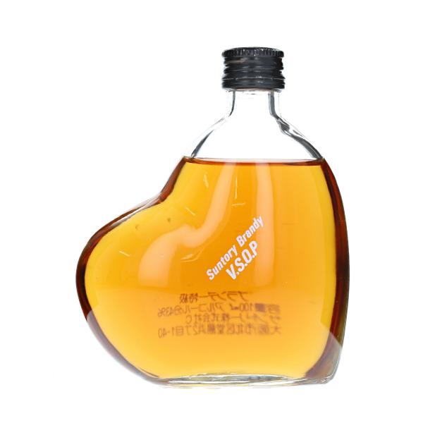 【ミニチュアボトル】サントリー VSOP ハート型ボトル ブランデー 箱なし 特級表示 100ml ...