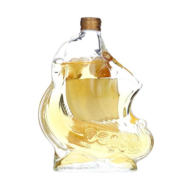 【ミニチュアボトル】ラーセン ヴァイキング シップ クリアボトル コニャック 特級表示 箱なし 50...