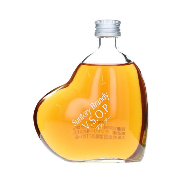 【ミニチュアボトル】サントリー VSOP ハート型ボトル ブランデー 箱なし 100ml 40％　2...