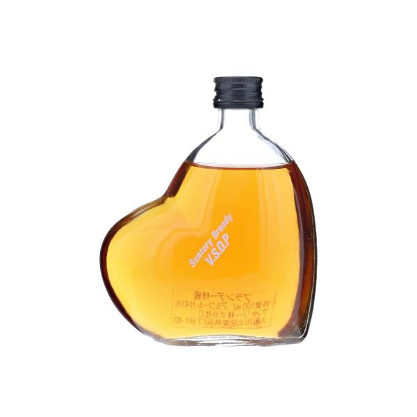 【ミニチュアボトル】サントリー VSOP ハート型ボトル ブランデー 箱なし 特級表示 100ml ...