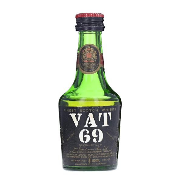【ミニチュアボトル】バット69 VAT69 スコッチ ウイスキー 箱なし 48ml 43％　KBM1...