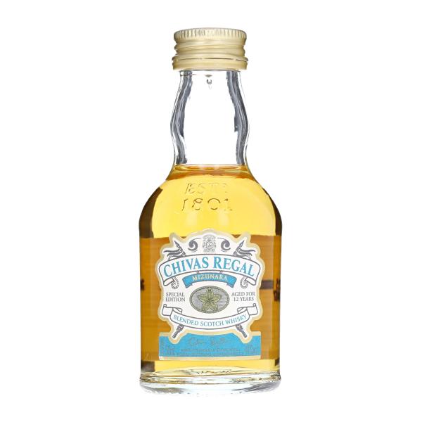 【ミニチュアボトル】シーバスリーガル ミズナラ スコッチ ウイスキー 箱なし 50ml 40％　KB...