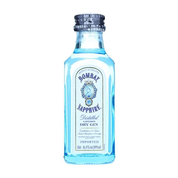 【ミニチュアボトル】ボンベイ サファイア ドライジン 箱なし 50ml 47％　KBM971