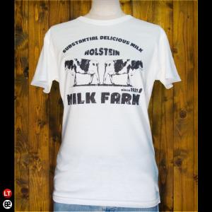ライトTシャツ MILK FARM オフホワイト｜redbros