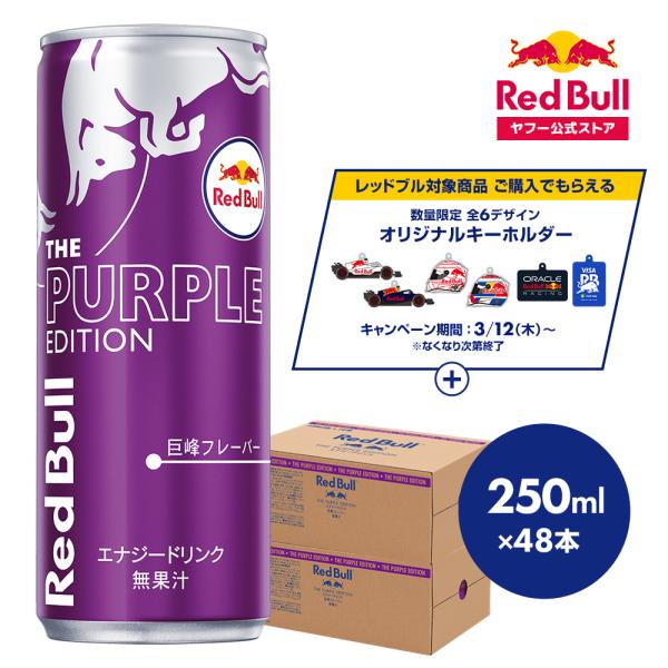 公式 レッドブル エナジードリンク パープルエディション 250ml×48本(24本×2ケース) R...