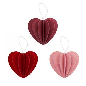 Lovi (ロヴィ) ハート6.8cm 全3色 (メール便可 4個まで 北欧 白樺