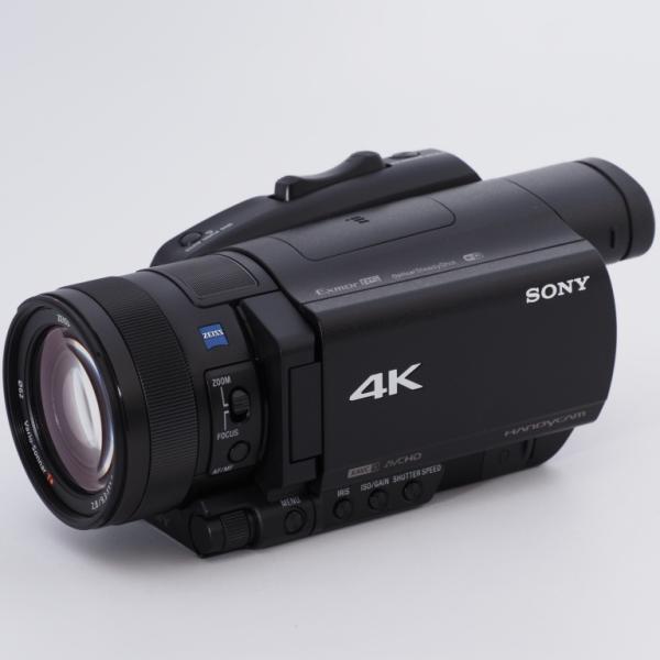 SONY ソニー 4K ビデオカメラ Handycam FDR-AX700 ブラック 光学ズーム12...