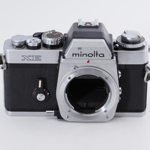 【ジャンク品】MINOLTA ミノルタ フィルム一眼レフカメラ XE シルバー ボディ #9374