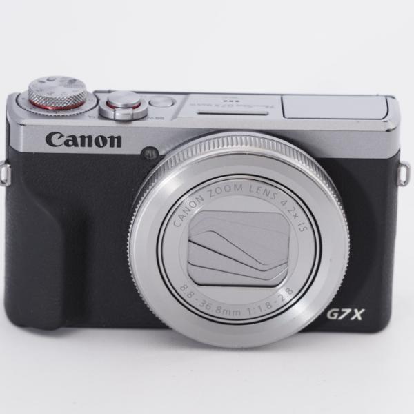 Canon キヤノン コンパクトデジタルカメラ PowerShot G7 X Mark III シル...