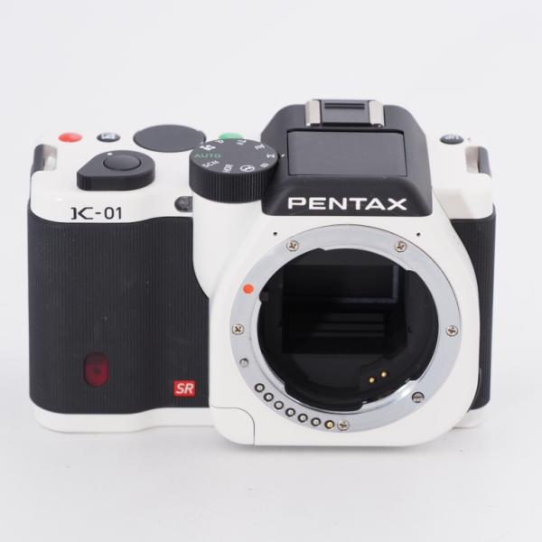 【ジャンク品】PENTAX ペンタックス ミラーレス一眼レフカメラ K-01 ボディ ホワイト/ブラ...