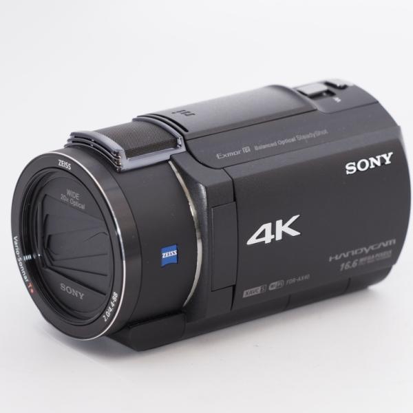 SONY ビデオカメラ FDR-AX40 4K 64GB 光学20倍 ブラック Handycam F...