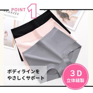 ボックスショーツ 無地 ボクサーパンツ レディ...の詳細画像3