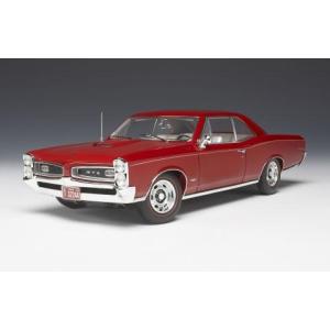 アメ車ミニカー Web限定 ハイウェイ61 1966 ポンティアック Red Gto 1 18