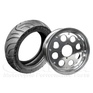 アルミホイール＆スポーツタイヤセット 130/50-8 モンキータイヤ130/50