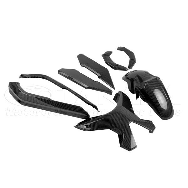 田中商会直営店】ズーマーX/ZOOMER-X用　カーボン調　外装（カウル）8点セット