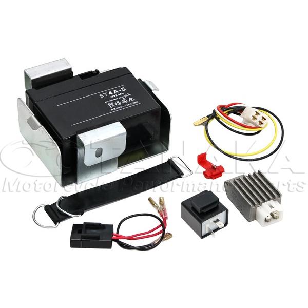 田中商会直営店】LEDウインカー専用_ダックスDAX用　６V→12V化　コンバージョンキット（１２V...