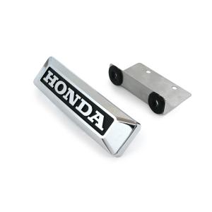 田中商会直営店】エイプ(APE)用　HONDAフロントフォークエンブレム＆専用ステーTYPE１｜redmotoparts