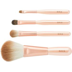 ブルーシュ b-r-s BRS セルフメイクアップ用メイクブラシ4本セット ロゼ