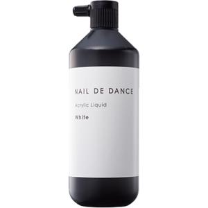 ネイルデダンス Nail de Dance アクリルリキッド ホワイト 800ml お取り寄せ ねいるでだんす アクリル スカルプチュア｜rednails