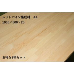 メルクシパイン集成材 厚さ20ミリ 長さ1000ミリ 幅500ミリ 1枚入/1