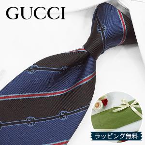 GUCCI（グッチ） ネクタイ ストライプ柄 シルク イタリア製 8cm幅