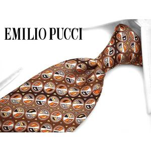 エミリオプッチ ネクタイ EMILIO PUCCI EP79 ブルーグレー/マルチカラ
