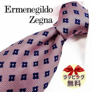 ZEGNA（ゼニア） ネクタイ ブランド ピンク/ブラック EZB168【ブランド