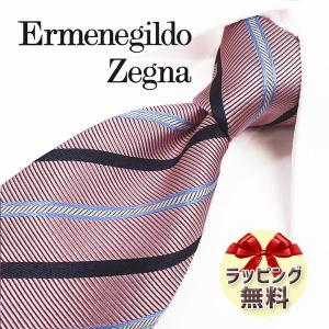 ZEGNA（ゼニア） ネクタイ ブランド ピンク/ブラック EZB168【ブランド