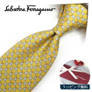 FERRAGAMO（フェラガモ） 並行輸入 ネクタイ プリント タイ 357857 006