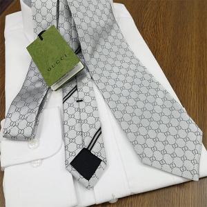GUCCI グッチ ネクタイ GG柄(8cm)...の詳細画像1