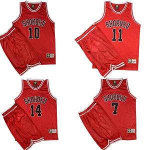 スラムダンク ユニフォーム赤色 背番号10湘北 桜木