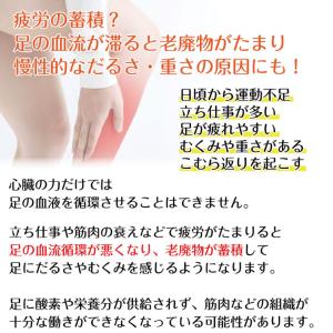 湯の花 テラヘルツ ふくらはぎ サポーター 玉...の詳細画像2