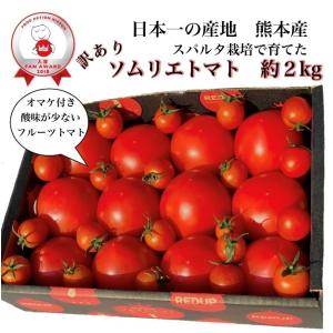 【訳あり】受賞歴３回！ソムリエトマト　２〜３kg(８玉〜１６玉）(3)のオマケ！ソムリエミニトマト　ダイヤ