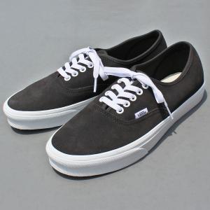 VANS ヴァンズ　AUTHENTIC オーセンティック PIG SUEDE ピッグ スウェード SKATE SHOES スケートシューズ　VN000Z8YGBJ　FADED BLACK/WHITE 26cm-28cm